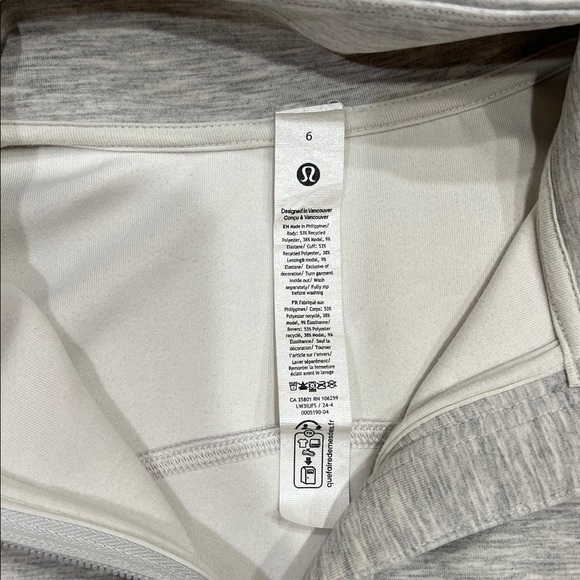 Lululemon brushed softstreme half zip -6 - Picture 2 of 6